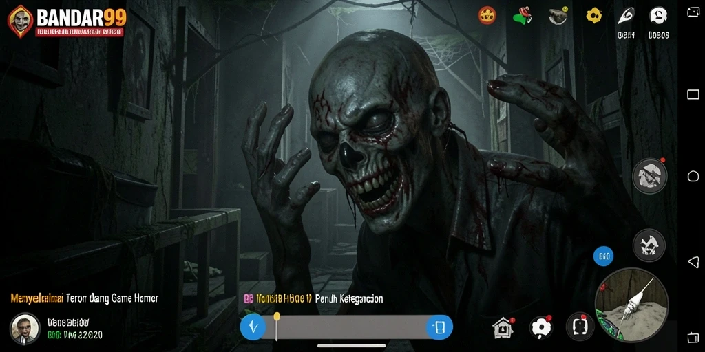 Gameplay BANDAR99 yang menegangkan dalam suasana mencekam.
