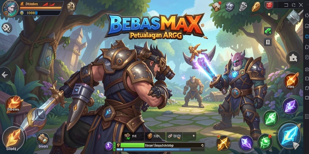 Screenshot gameplay BEBASMAX dengan aksi seru dan grafik menawan.