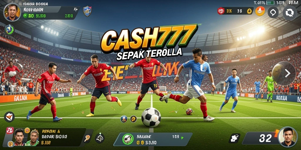 Tampilan gameplay sepak bola yang memukau dari CASH777.