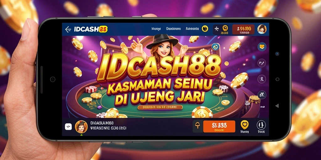 Screenshot gameplay IDCASH88 yang menampilkan suasana Kasino yang mendebarkan.