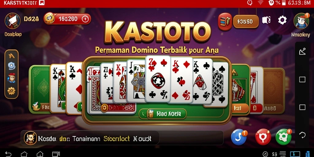 Tangkapan layar dari gameplay emocionante KASTOTO yang menarik.