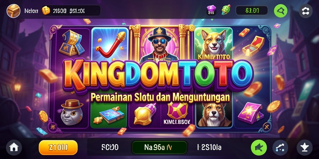 Tampilan gameplay seru dari KINGDOMTOTO di mesin Slot.