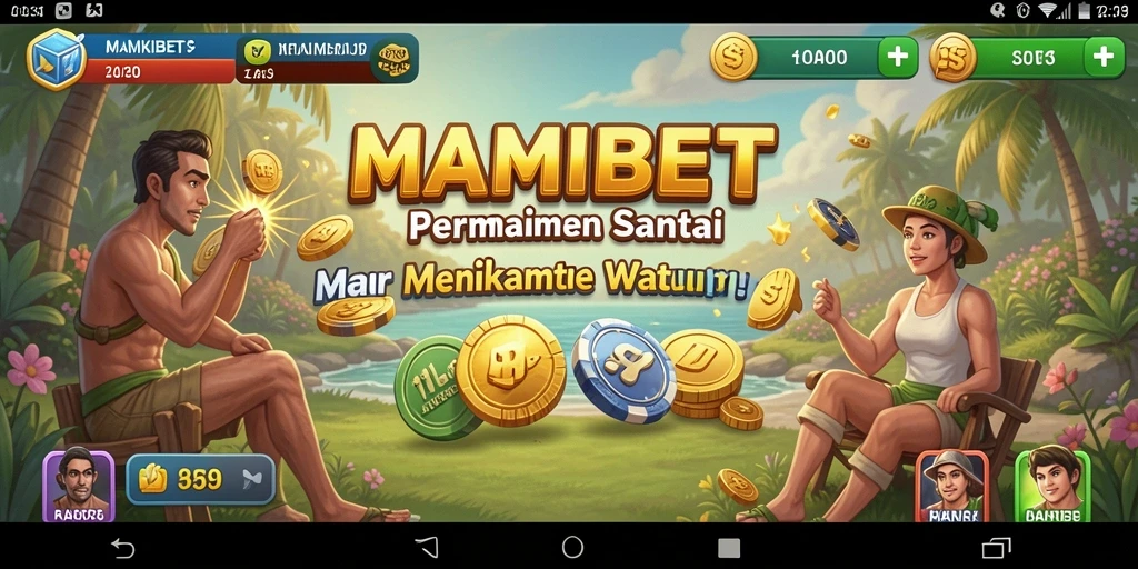 Tampilan gameplay menarik dan penuh warna dari MAMIBET.