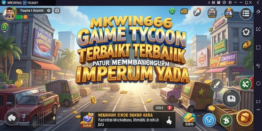 Screenshot gameplay MKWIN666 menunjukkan momen seru dalam permainan Tycoon.