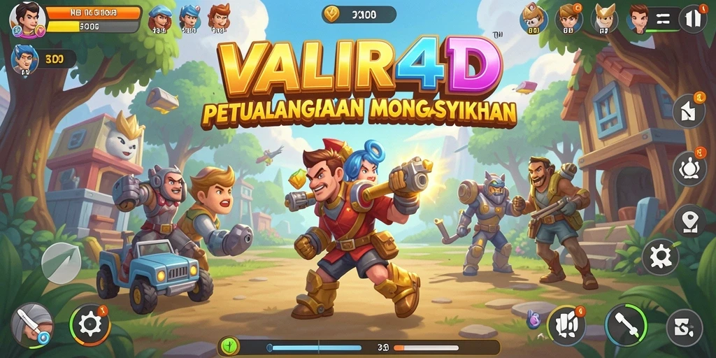 Tampilkan gameplay seru VALIR4D dengan berbagai tantangan Arcade.